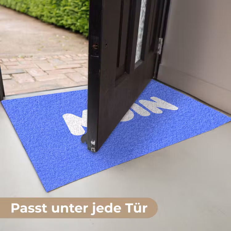 Quote - Blauw - Wit Deurmat klein -USP_DE