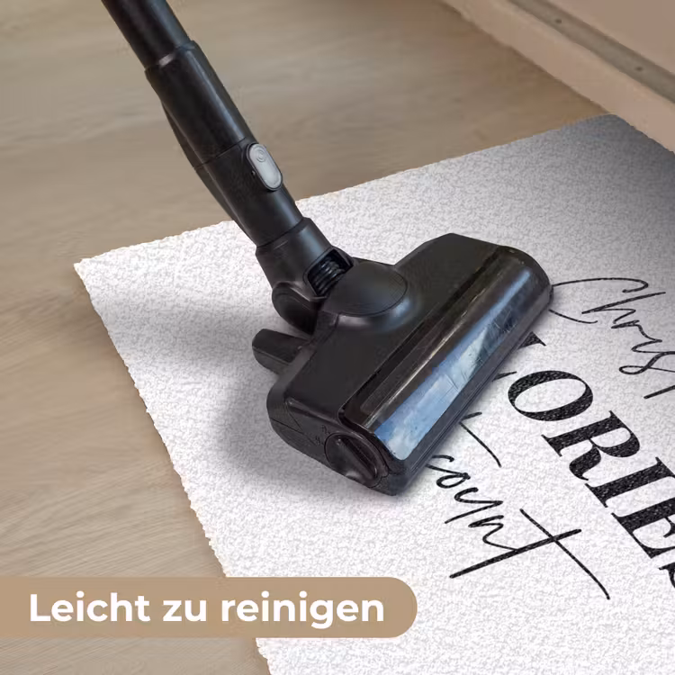 Kerst quote - Winter - Christmas calories - Wit Deurmat klein -reinigen_DE