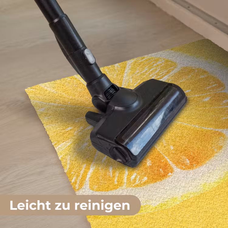 Citroen - Geel - Zonnig Deurmat klein -reinigen_DE