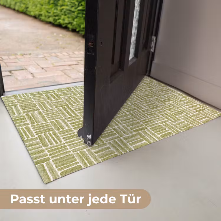 Vlecht - Patroon - Groen Deurmat klein 898 -USP_DE