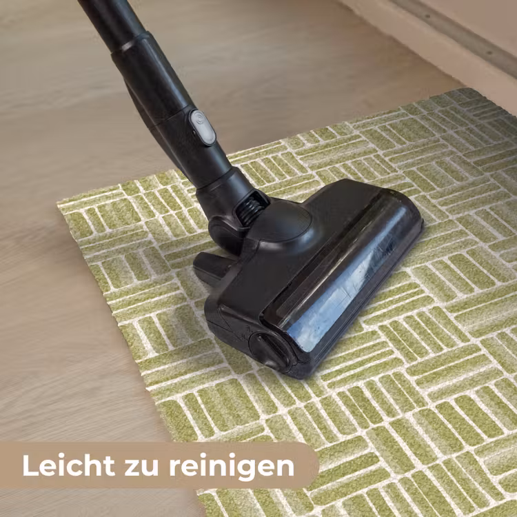 Vlecht - Patroon - Groen Deurmat klein 898 -reinigen_DE