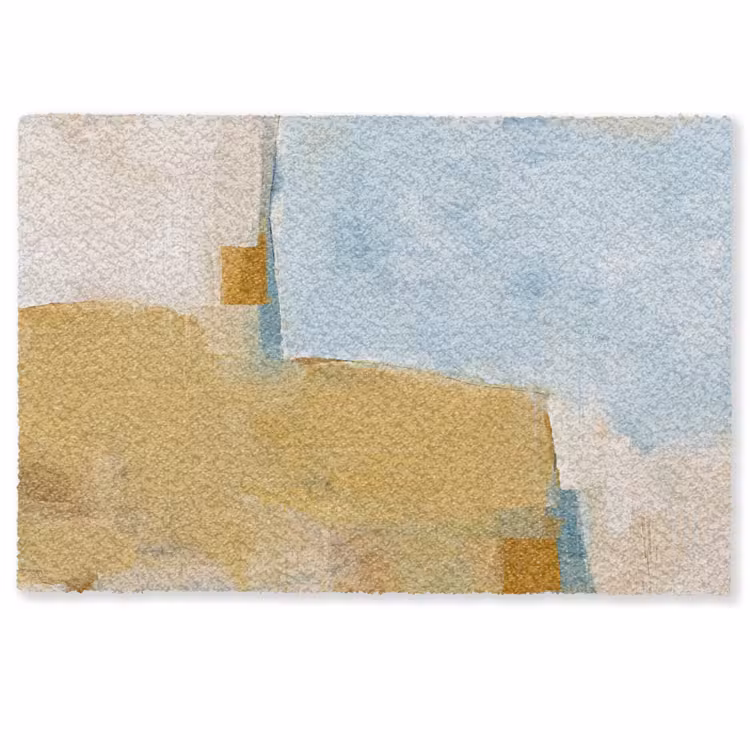 Fußmatte - Zusammenfassung – Farben – Kunst – Modern – Blau - Abstract - Kleuren - Kunst - Modern - Blauw Deurmat klein
