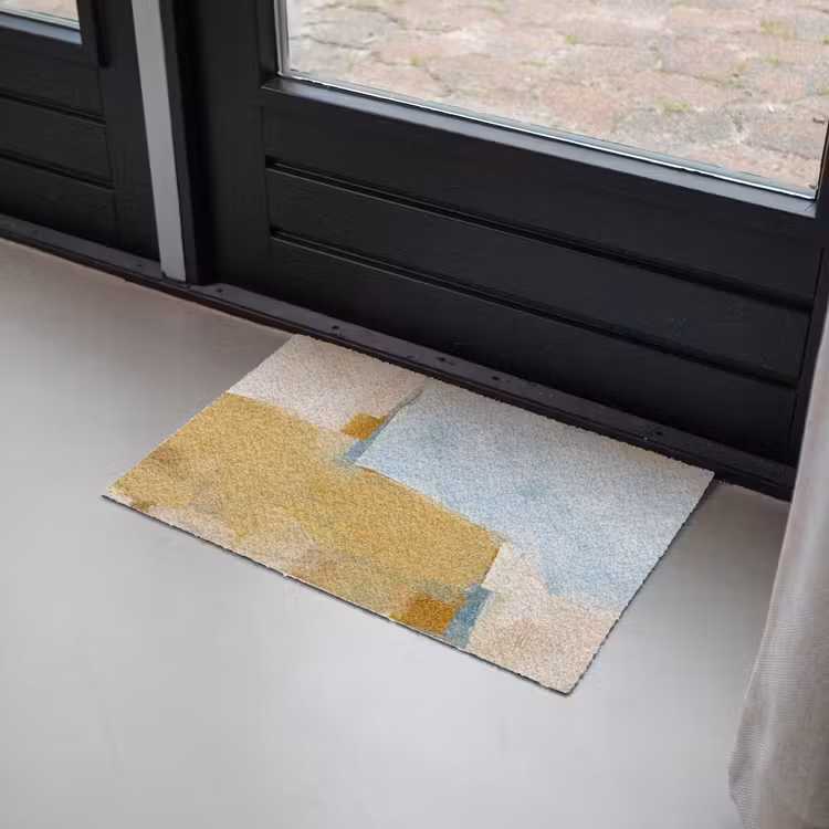 Fußmatte - Zusammenfassung – Farben – Kunst – Modern – Blau - Abstract - Kleuren - Kunst - Modern - Blauw Deurmat klein