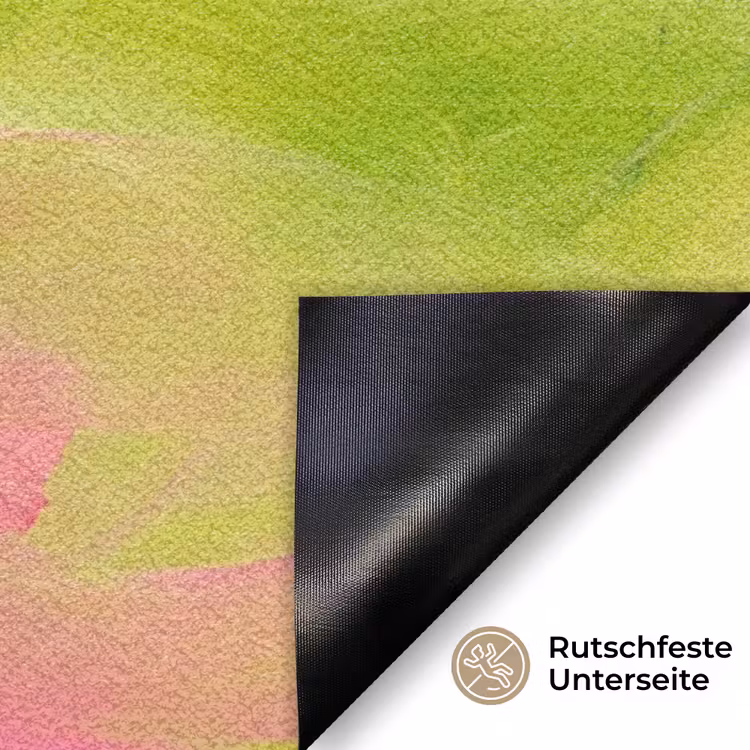 Fußmatte - Zusammenfassung – Farben – Modern – Grün – Rosa - Abstract - Kleuren - Modern - Groen - Roze Deurmat klein