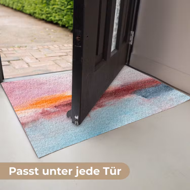 Fußmatte - Zusammenfassung – Farben – Modern – Kunst – Rosa - Abstract - Kleuren - Modern - Kunst - Roze Deurmat klein