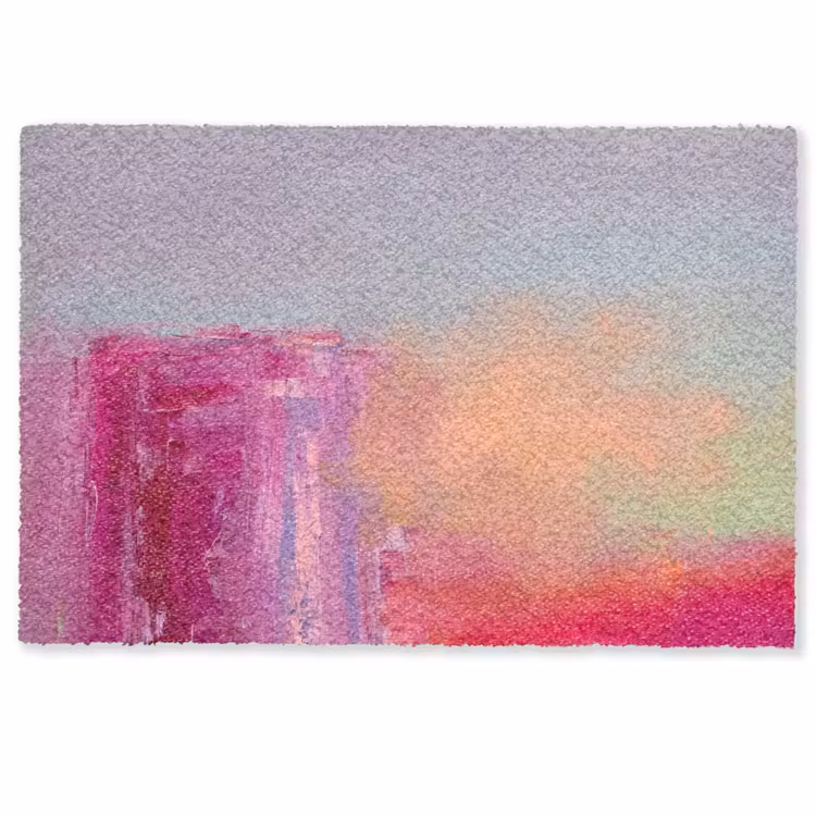 Fußmatte - Zusammenfassung – Farben – Modern – Rosa - Abstract - Kleuren - Modern - Roze Deurmat klein