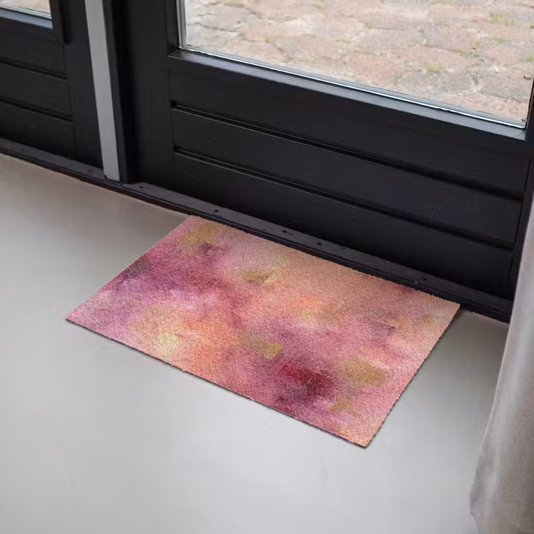 Fußmatte - Zusammenfassung – Farben – Modern – Rosa – Lila - Abstract - Kleuren - Modern - Roze - Paars Deurmat klein
