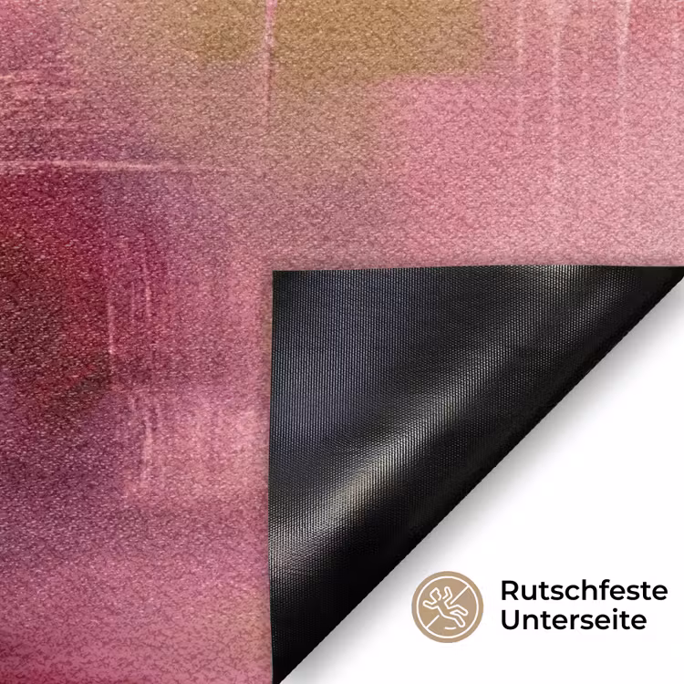Fußmatte - Zusammenfassung – Farben – Modern – Rosa – Lila - Abstract - Kleuren - Modern - Roze - Paars Deurmat klein