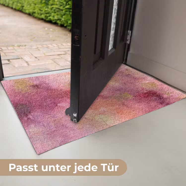 Fußmatte - Zusammenfassung – Farben – Modern – Rosa – Lila - Abstract - Kleuren - Modern - Roze - Paars Deurmat klein