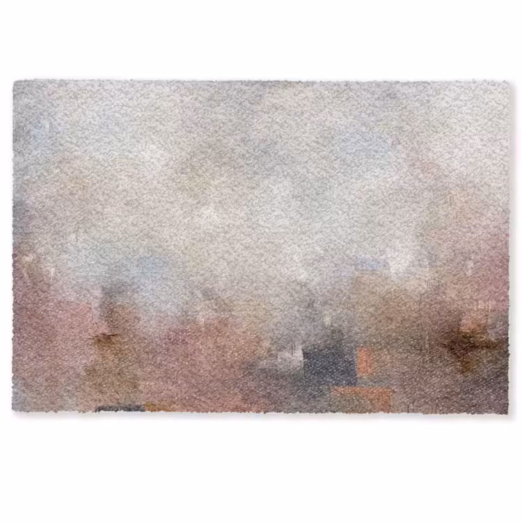 Fußmatte - Zusammenfassung – Fließend – Kunst – Modern – Beige - Abstract - Vloeiend - Kunst - Modern - Beige Deurmat klein