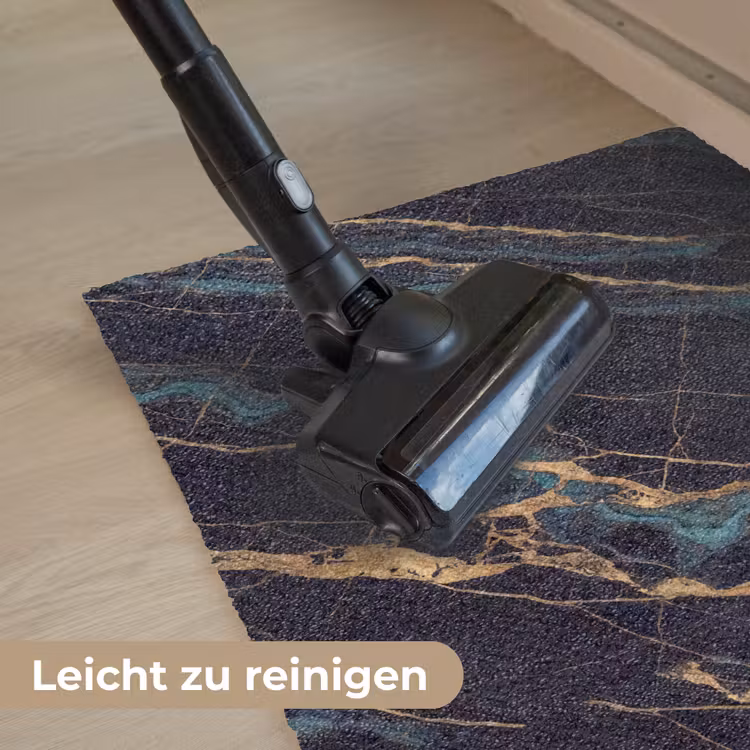 Abstract - Gouden lijnen - Kunst - Modern - Zwart Deurmat klein -reinigen_DE