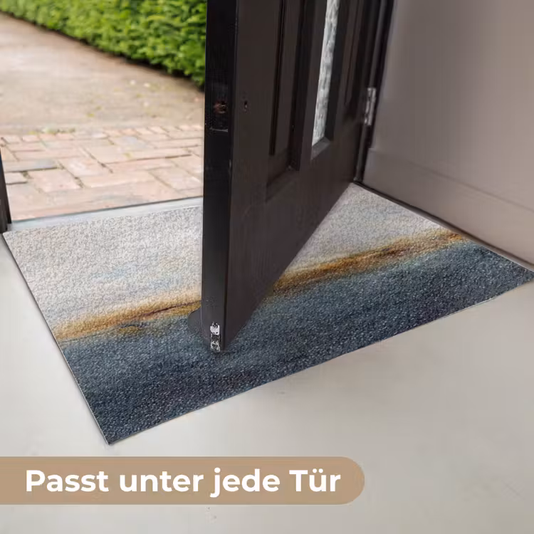 Fußmatte - Zusammenfassung – Horizont – Wasser – Modern – Beige - Abstract - Horizon - Water - Modern - Beige Deurmat klein