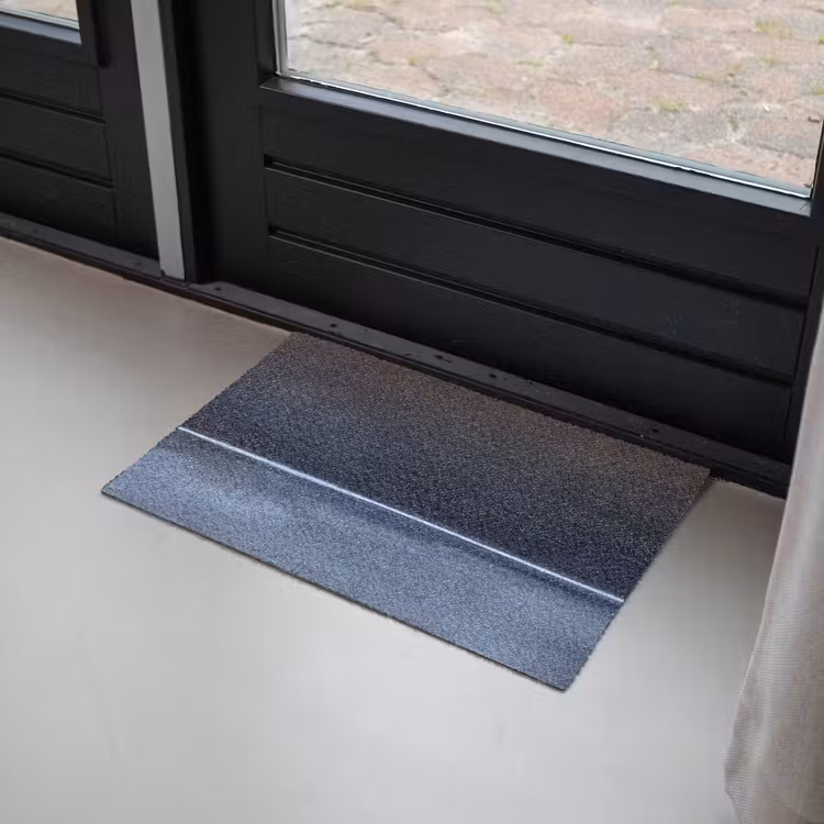 Fußmatte - Zusammenfassung – Horizontale Linie – Minimalistisch – Dunkelblau – Kunst - Abstract - Horizontale lijn - Minimalistisch - Donkerblauw - Kunst Deurmat klein