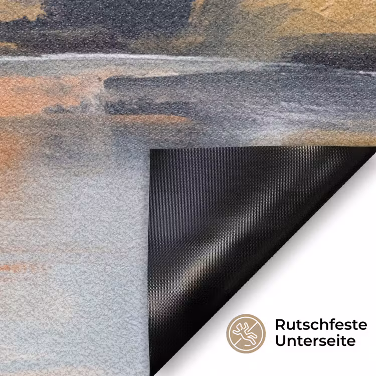 Fußmatte - Zusammenfassung – Landschaft – Horizont – Modern – Farbenfroh - Abstract - Landschap - Horizon - Modern - Kleurrijk Deurmat klein