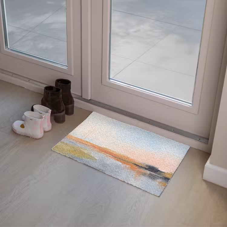 Fußmatte - Zusammenfassung – Landschaft – Horizont – Modern – Farbenfroh - Abstract - Landschap - Horizon - Modern - Kleurrijk Deurmat klein