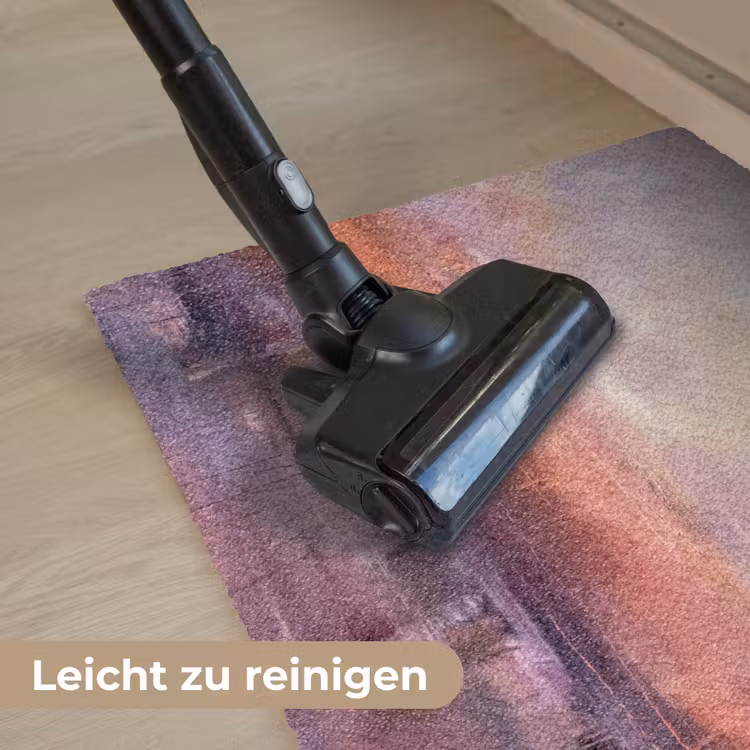 Fußmatte - Zusammenfassung – Landschaft – Modern – Lila – Orange - Abstract - Landschap - Modern - Paars - Oranje Deurmat klein