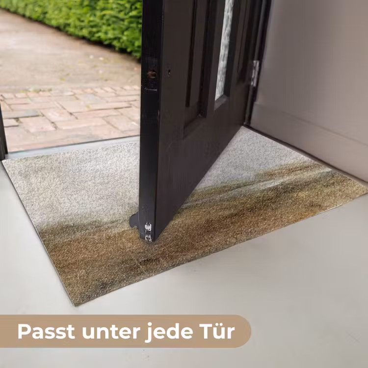 Fußmatte - Zusammenfassung – Landschaft – Natur – Beige – Braun - Abstract - Landschap - Natuur - Beige - Bruin Deurmat klein