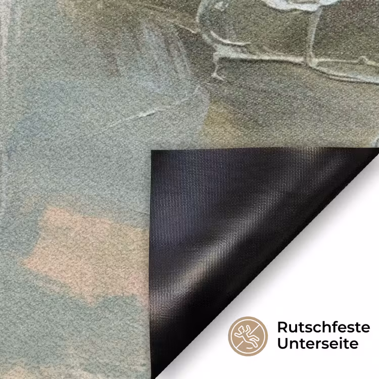 Fußmatte - Zusammenfassung – Pinselstriche – Kunst – Modern – Pastell - Abstract - Borstelstreken - Kunst - Modern - Pastel Deurmat klein