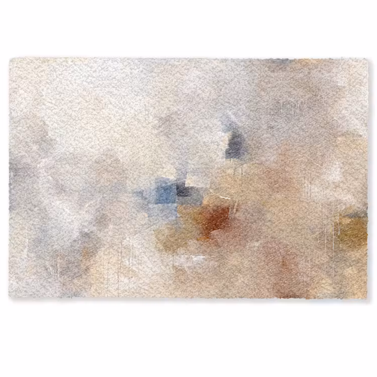 Fußmatte - Zusammenfassung – Pinselstriche – Modern – Beige – Kunst - Abstract - Borstelstreken - Modern - Beige - Kunst Deurmat klein