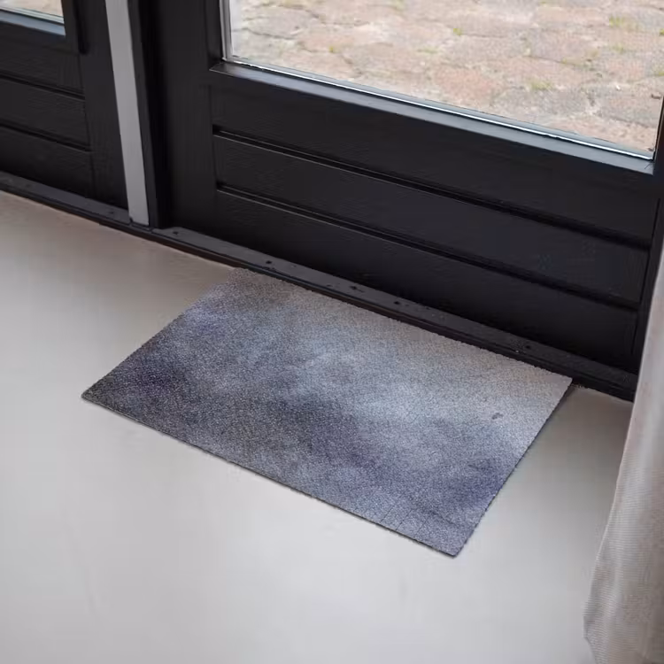 Fußmatte - Zusammenfassung – Pinselstriche – Modern – Kunst – Grau - Abstract - Kwaststreken - Modern - Kunst - Grijs Deurmat klein