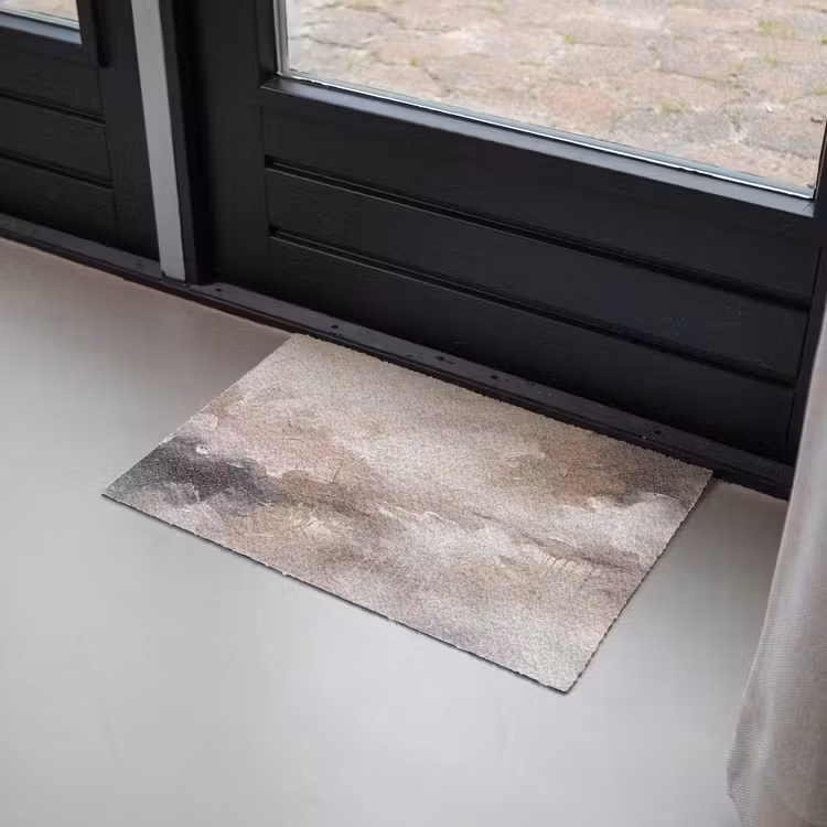 Fußmatte - Zusammenfassung – Textur – Kunst – Modern – Beige - Abstract - Textuur - Kunst - Modern - Beige Deurmat klein