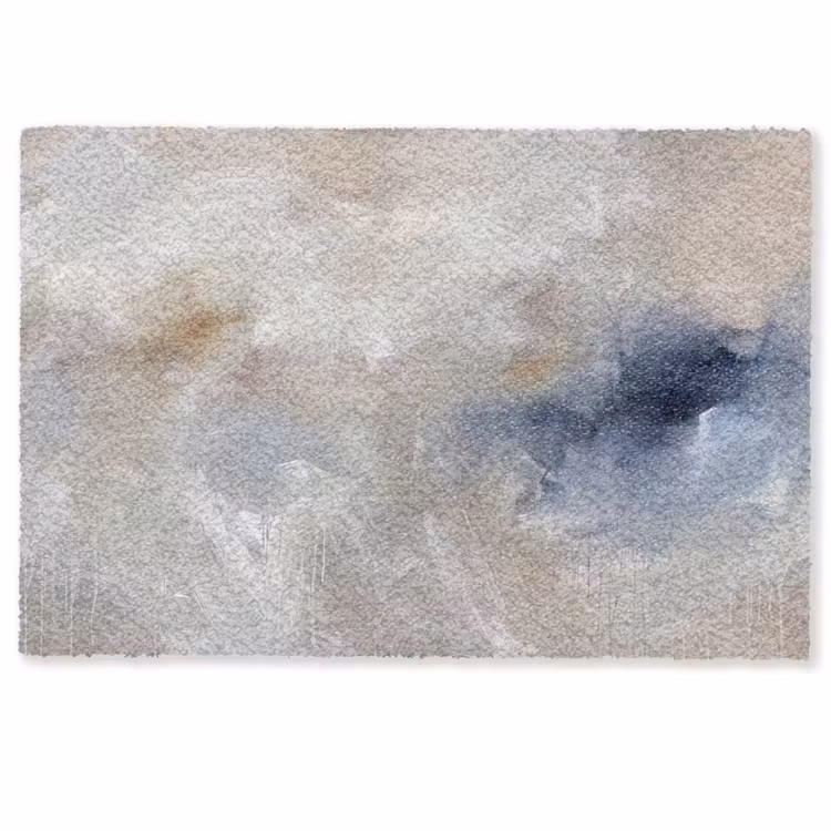 Fußmatte - Zusammenfassung – Wolken – Atmosphäre – Modern – Beige - Abstract - Wolken - Sfeer - Modern - Beige Deurmat klein