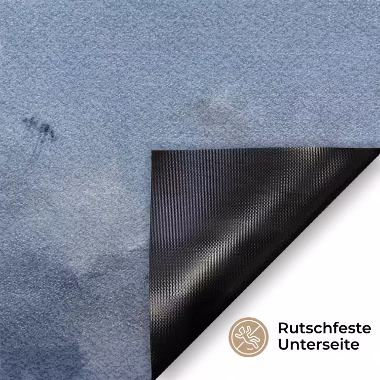 Fußmatte - Zusammenfassung – Wolken – Modern – Blau – Kunst - Abstract - Wolken - Modern - Blauw - Kunst Deurmat klein