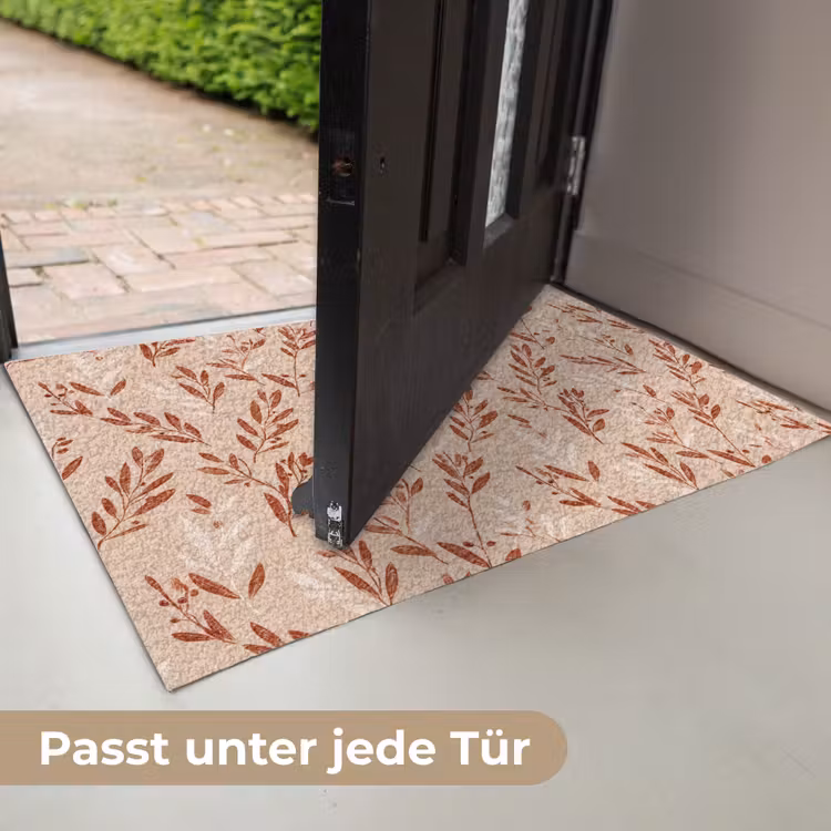 Takjes - Patroon - Bessen - Crèmekleuren Deurmat klein 898 -USP_DE