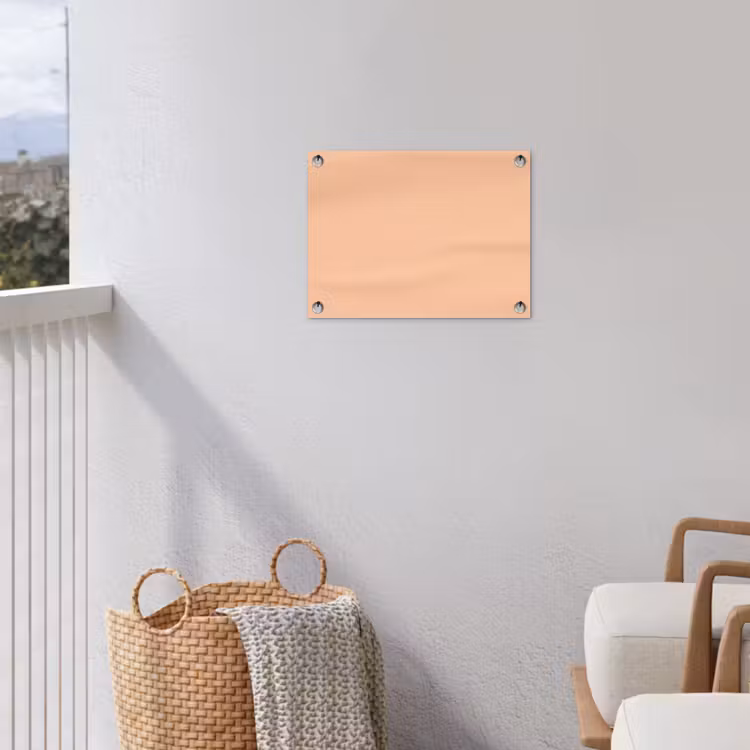 Apricot - Blush - Nude tuinposter los doek klein 239 -sfeer8