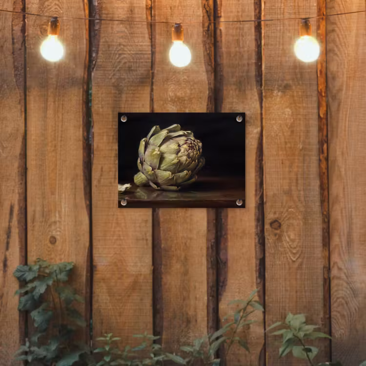 Gartenposter - Artischocke – Essen – Klassisch - Artichok - Eten - Klassiek tuinposter los doek klein