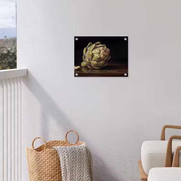 Gartenposter - Artischocke – Essen – Klassisch - Artichok - Eten - Klassiek tuinposter los doek klein