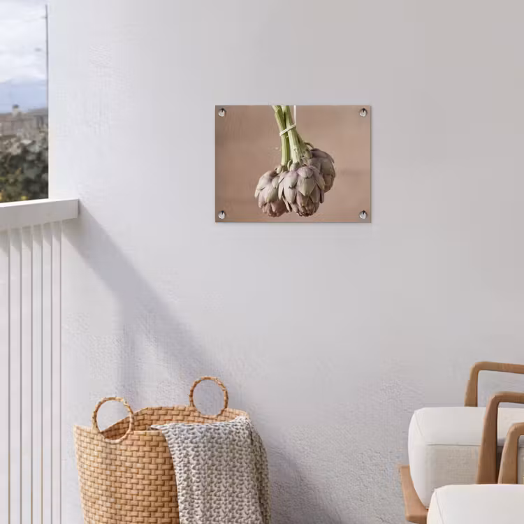 Gartenposter - Artischocken – Hängend – Gemüse - Artisjokken - Hangend - Groenten tuinposter los doek klein