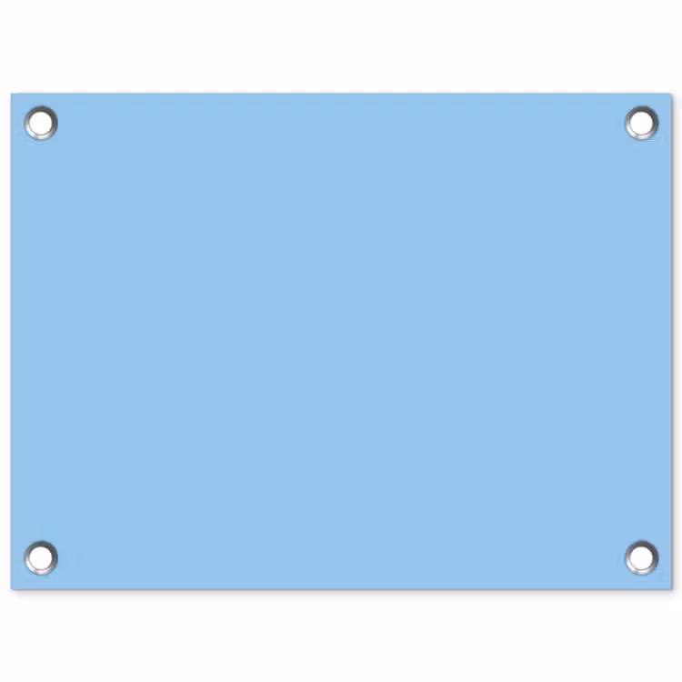 Baby - Blue - Blauw tuinposter los doek klein 239 -3d