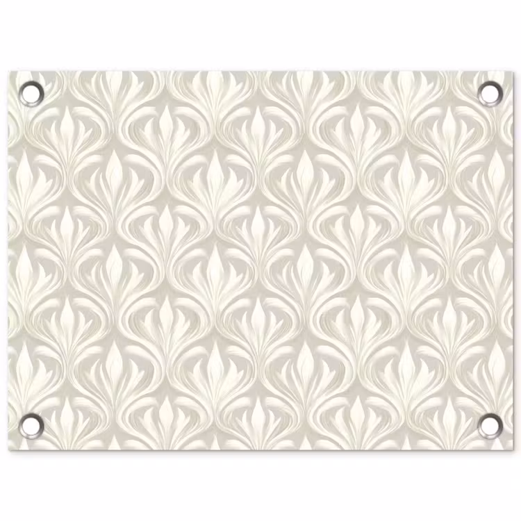Barok - Patroon - Beige tuinposter los doek klein 239 -3d