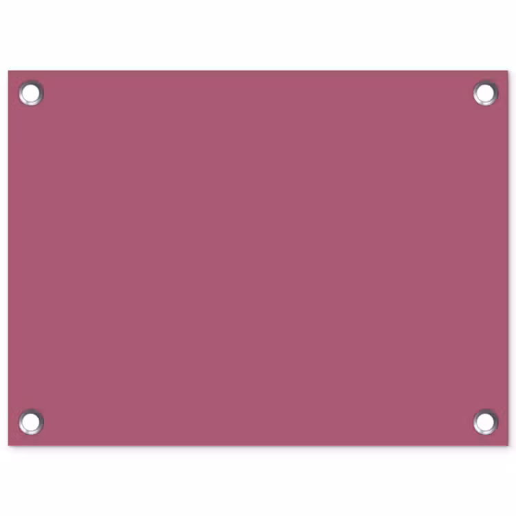 Berry - Roze -Pink tuinposter los doek klein 239 -3d