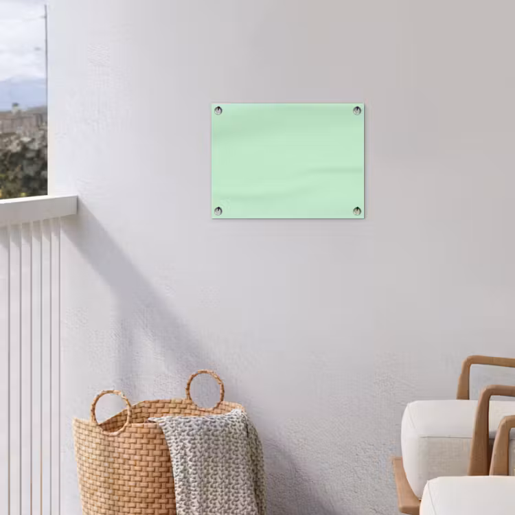 Pale - Mint - Groen tuinposter los doek klein 239 -sfeer8