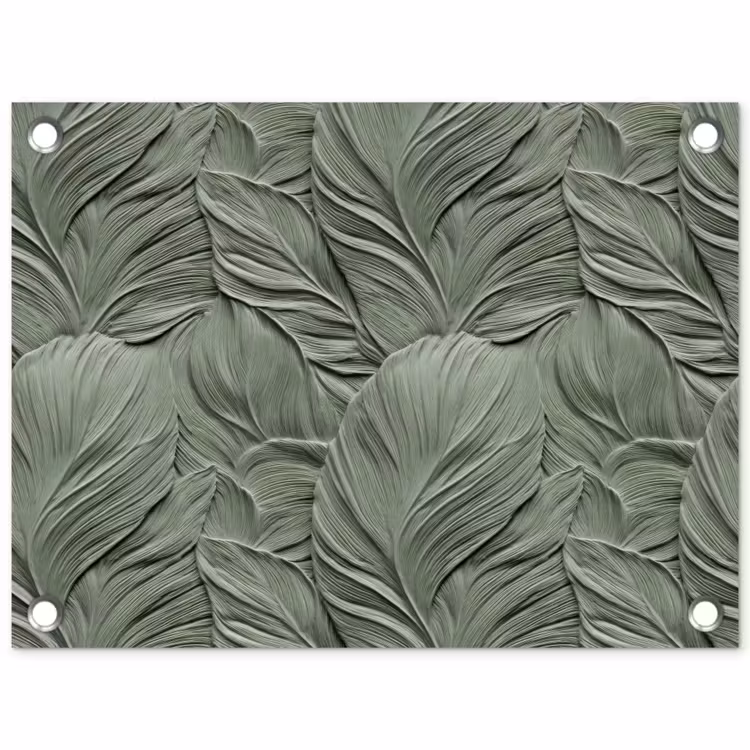 Bladeren - Textuur - Groen tuinposter los doek klein 239 -3d