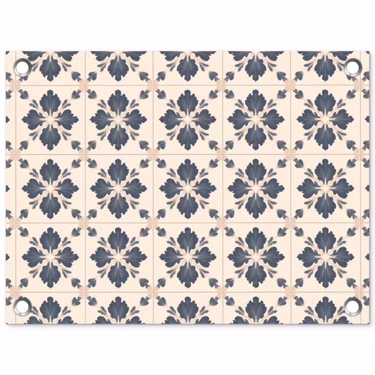 Bladvorm - Klassiek - Kleurrijk tuinposter los doek klein 239 -3d