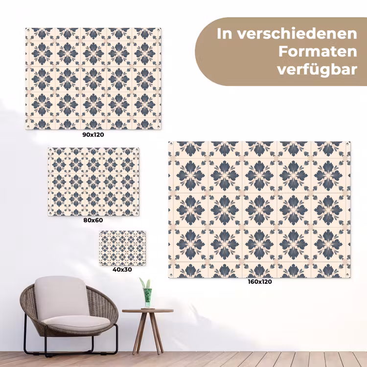 Bladvorm - Klassiek - Kleurrijk tuinposter los doek klein 239 -Xsfeer9_DE