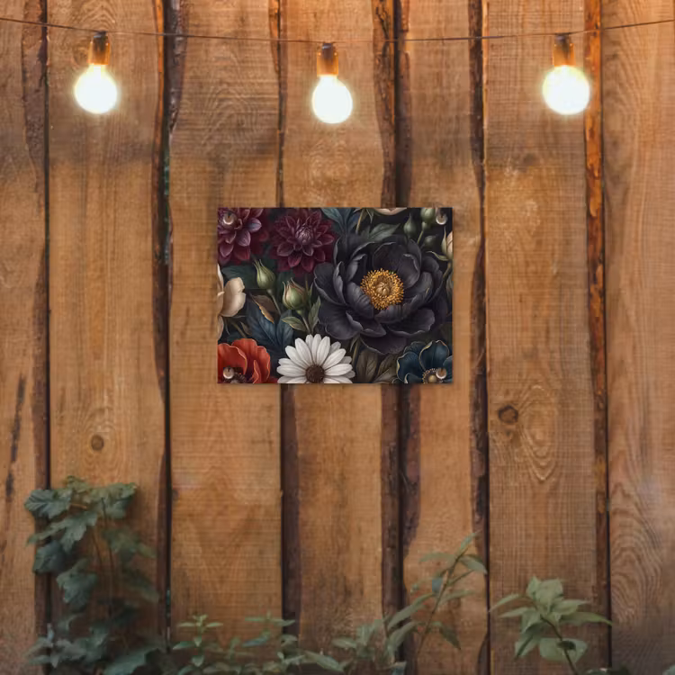 Bloemen - Boeket - Natuur - Klassiek - Weelderig tuinposter los doek klein -sfeer1