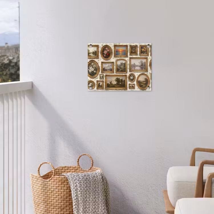 Bloemen - Roze - Stilleven - Klassiek tuinposter los doek klein -sfeer8