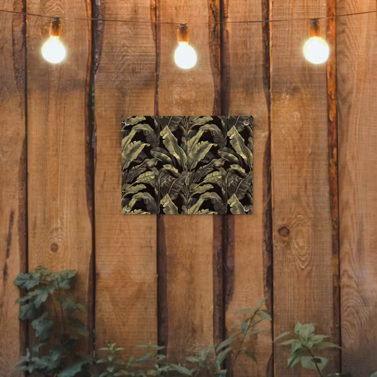 Botanisch - Bladeren - Groen tuinposter los doek klein 239 -sfeer1