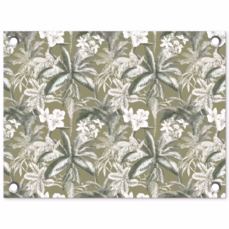 Botanisch - Bloemen - Groen tuinposter los doek klein 239 -3d