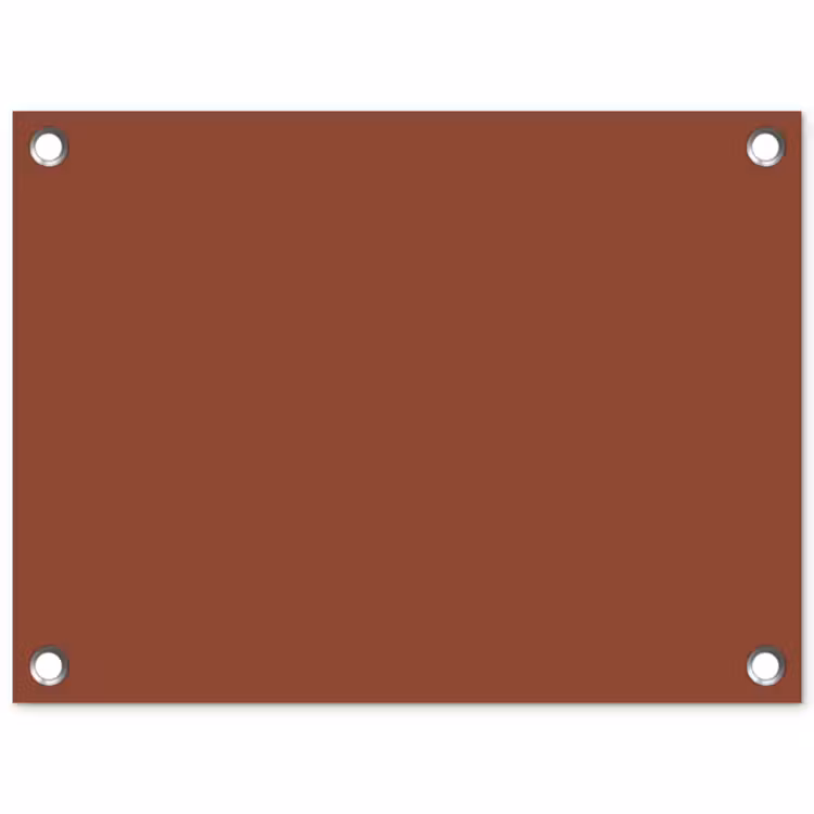 Burnt - Mahogany - Terracotta tuinposter los doek klein 239 -3d