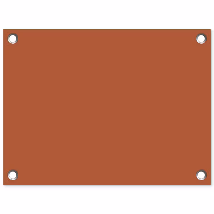 Burnt - Sienna - Oranje tuinposter los doek klein 239 -3d