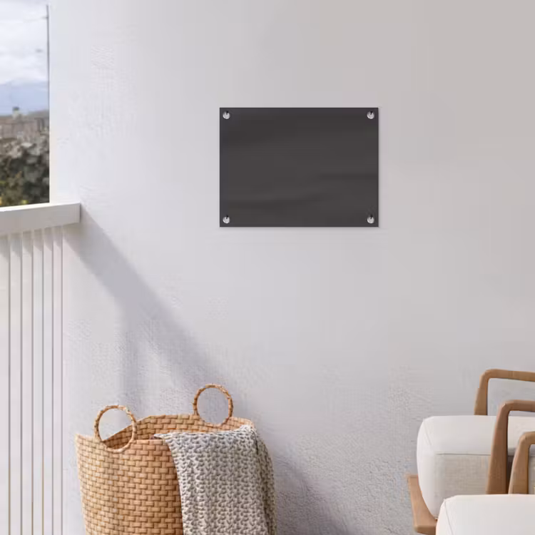 Charcoal - Grijs- Grey tuinposter los doek klein 239 -sfeer8