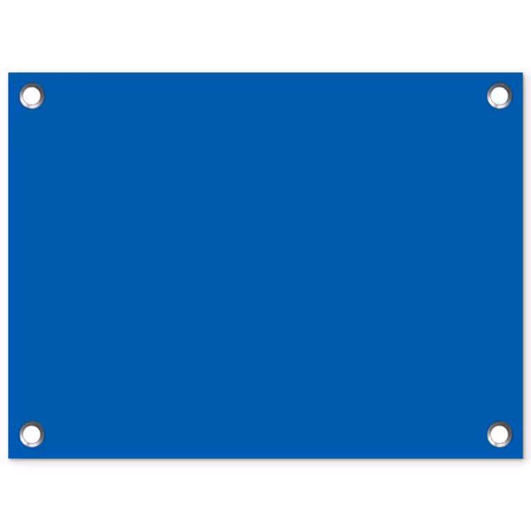 Classic - Azure - Blauw tuinposter los doek klein 239 -3d