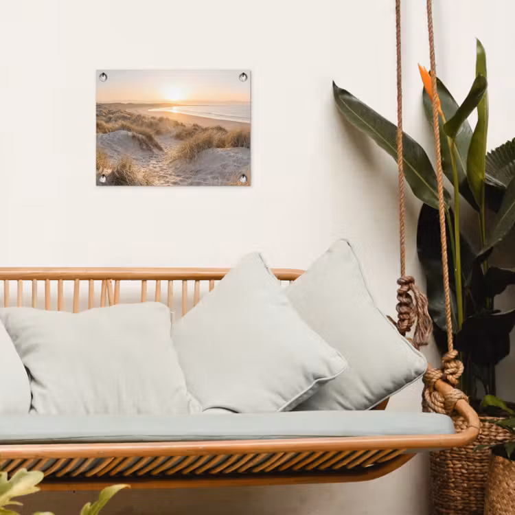 Duinen - Strand - Zee tuinposter los doek klein -sfeer7