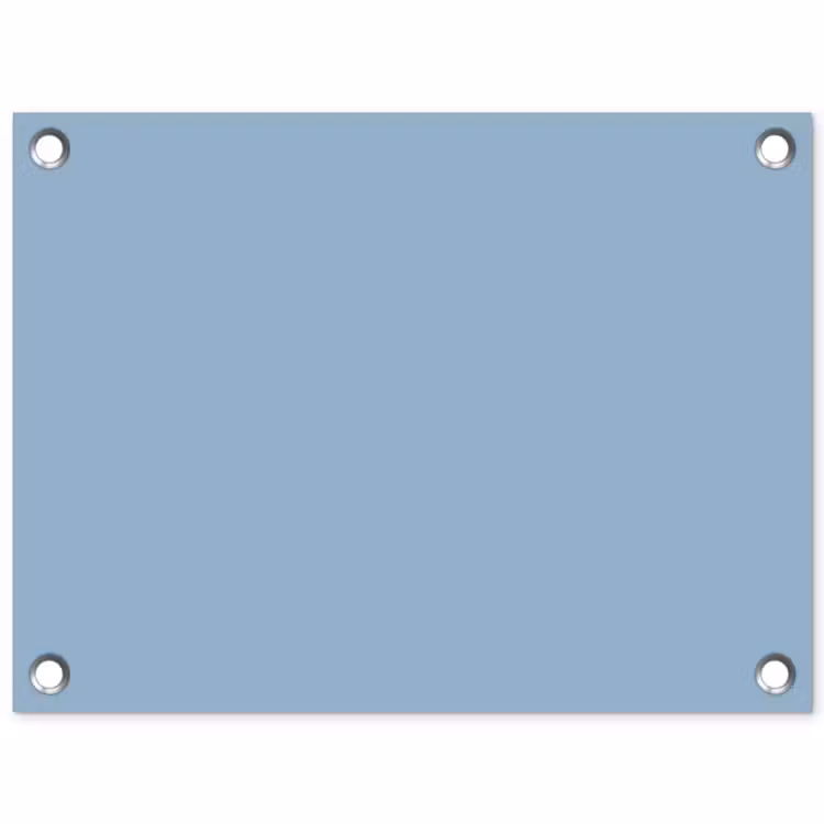 Dusty - Denim - Blauw tuinposter los doek klein 239 -3d