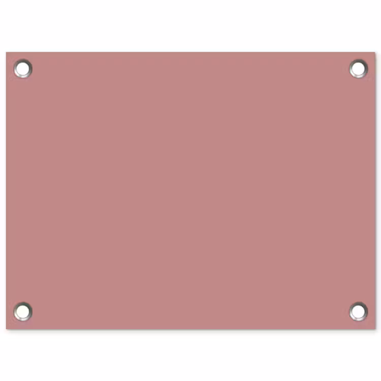 Dusty - Rose - Roze tuinposter los doek klein 239 -3d